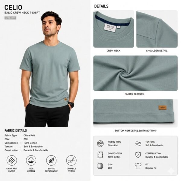 Premium Mock Neck (Pastle)