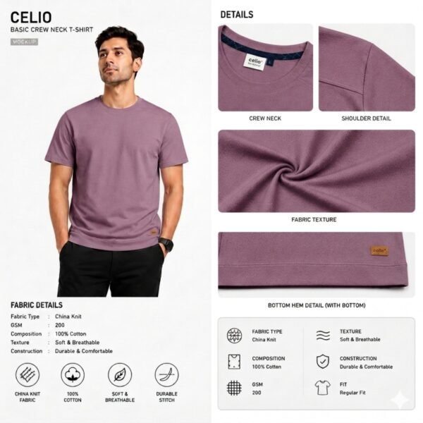Premium Mock Neck (Brick)