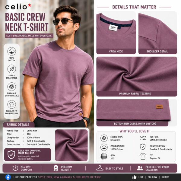 Premium Mock Neck (Brick)
