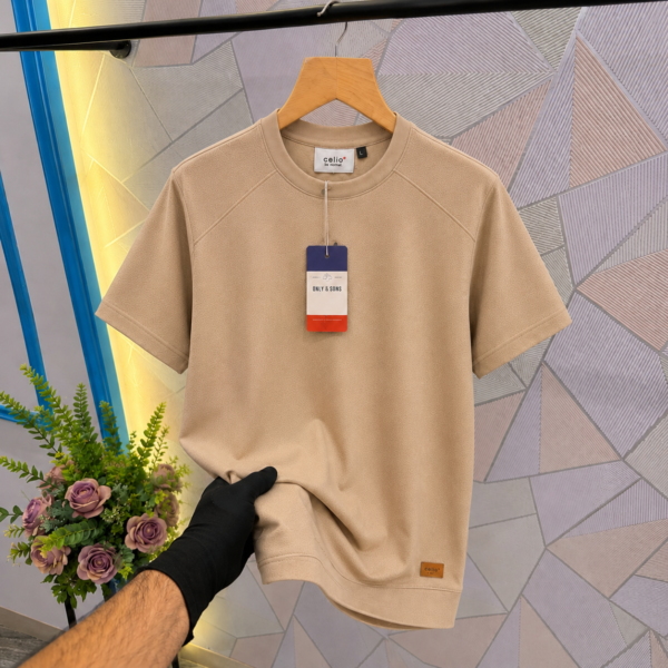 Premium Mock Neck (Beige)