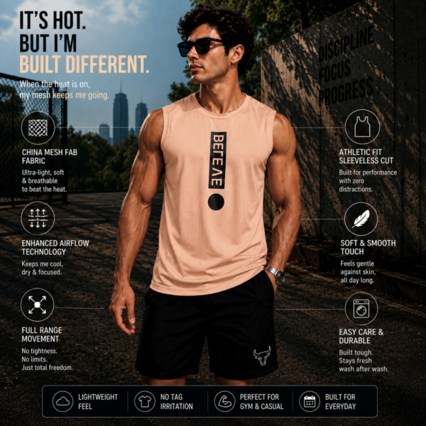 Premium Mash Tank Top (Cream)