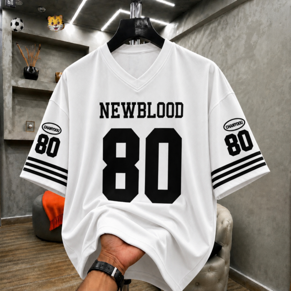 Premium Mash Drop-Shoulder (White)