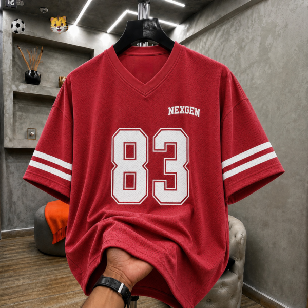 Premium Mash Drop-Shoulder (Red)