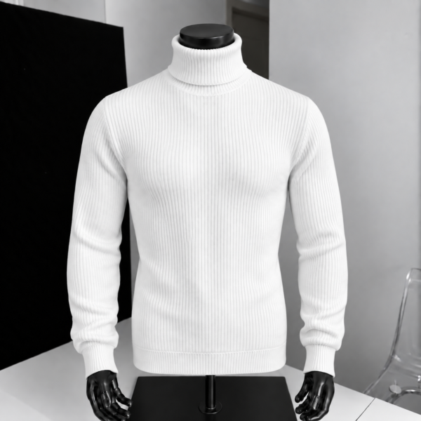 Premium Turtle Neck (White)