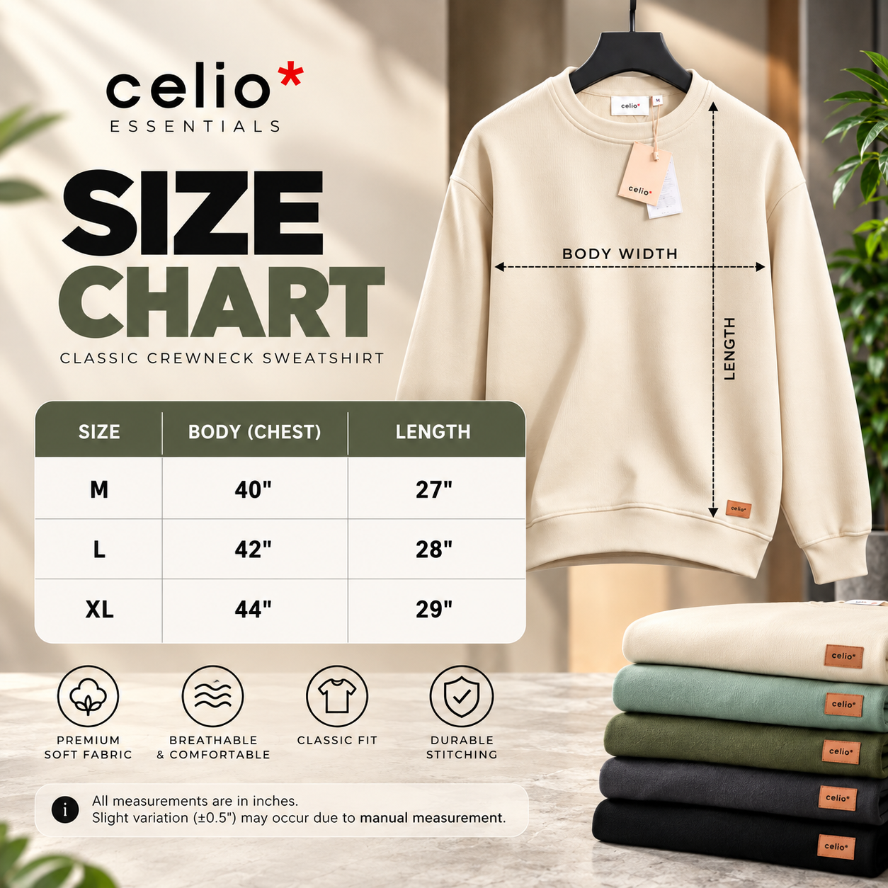 Premium Celio Sweatshirt (B.Green) - Image 2
